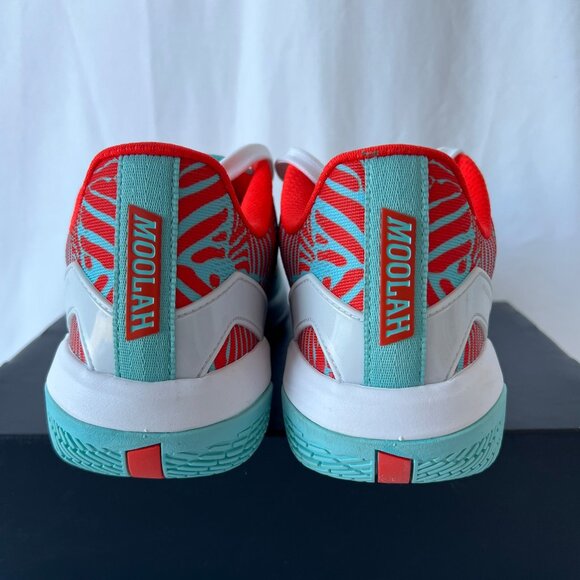 Moolah Neovolt Low Aqua and Red Women's Sneakers, Size 9.5, New! - Picture 8 of 13